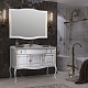 Opadiris Зеркало для ванной Лаура 120 белое с бежевой патиной – картинка-16
